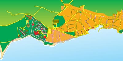 Kart av brac, kroatia