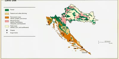 Kart over kroatia klima