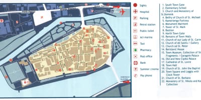 Trogir kroatia kart
